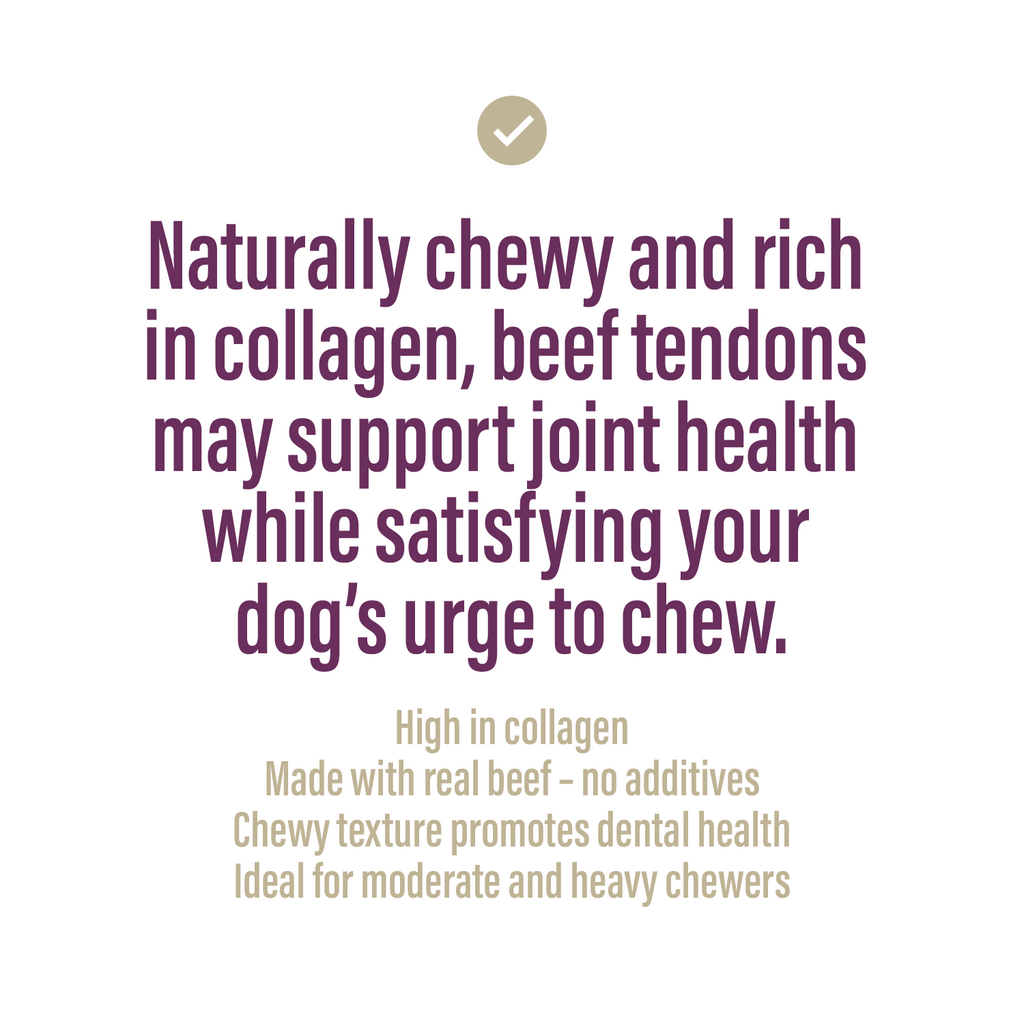 Beef Tendons – 5-6" Chews for Dogs (4oz)-2