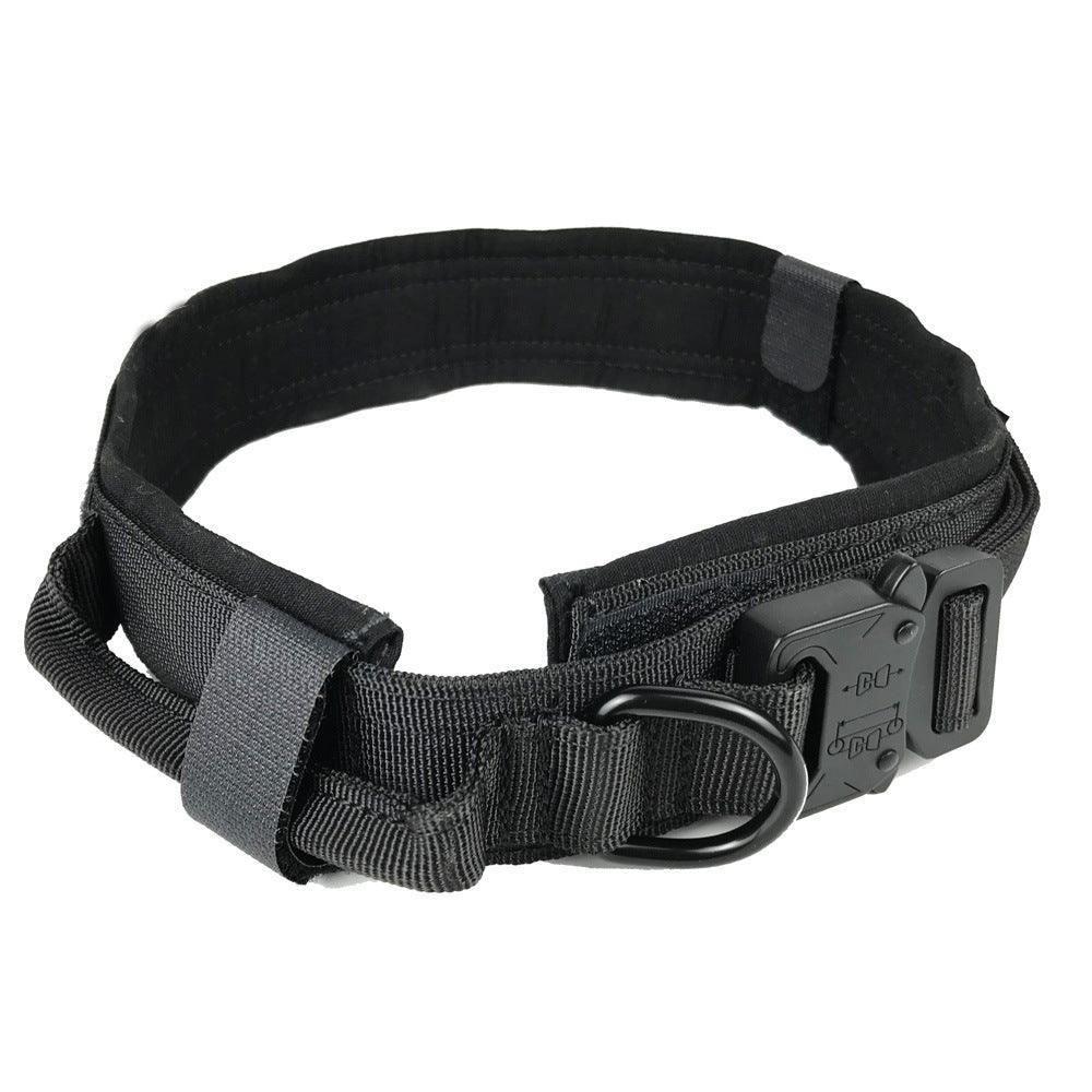Tactical Nylon Dog Collar With Double Protection-5