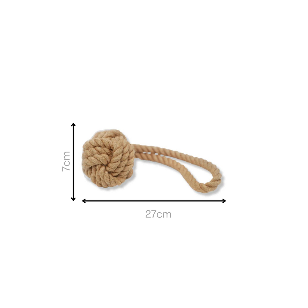 Natural Hemp Tug Rope Ball-3